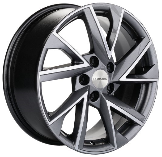 Диски Khomen Wheels KHW1714 (Audi A4) Gray-FP